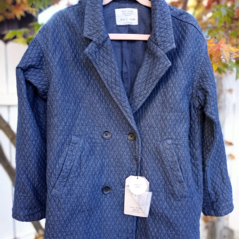 Zara Denim Girl Jacket size 7 (runs Large)